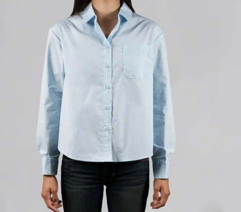 Light blue women shirt